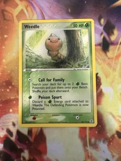 Weedle 86/112 EX Fire Red And Leaf Green Pokemon Card Lp - Image 1