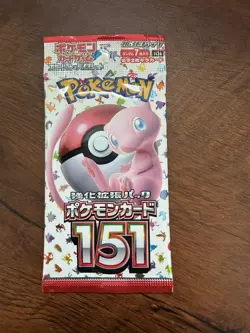 Pokemon Card 151 Booster Pack 1 Pack Sealed Japanese Scarlet Violet - Image 1