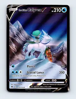 NM Ice Rider Calyrex V TG14/TG30 Astral Radiance Trainer Gallery Pokemon Card - Image 1