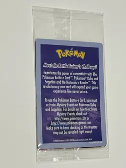 Pokemon Gentleman NILS Nintendo E-Reader Card SEALED NM 2003 - Image 1