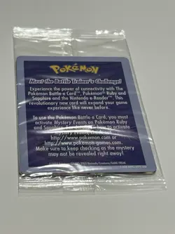 Pokemon Gentleman NILS Nintendo E-Reader Card SEALED NM 2003 - Image 3