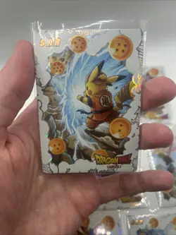 10 Card Chinese Mengka Pokemon x Dragonball Crossover Set Unlicensed SAR Lot - Image 4