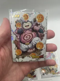 10 Card Chinese Mengka Pokemon x Dragonball Crossover Set Unlicensed SAR Lot - Image 5