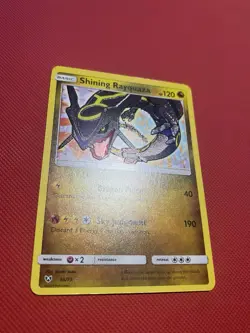 Shining Rayquaza 56/73 Shining Legends Pokemon Card TCG Shiny - Image 4