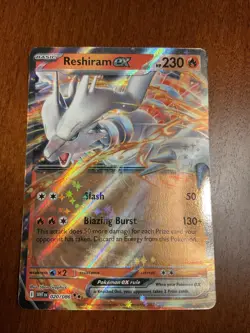 Reshiram EX 020/086 White Flare Double Rare Pokemon TCG Card - Image 1