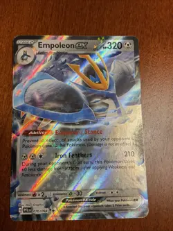 Empoleon EX 070/094 Phantasmal Flames Double Rare Pokemon TCG Card - Image 1