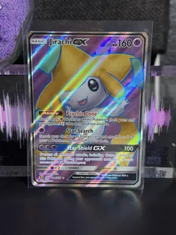 Pokemon TCG Jirachi GX Unified Minds Holo Promo Card 79a/236 Near Mint Condition - Image 1