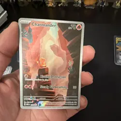 Pokemon Charmander 168/165 Scarlet & Violet 151 Illustration Rare Holo 70 HP - Image 2