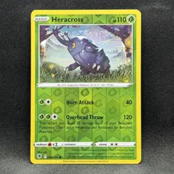 Heracross REVERSE HOLO 2022 Pokemon Sword & Shield Astral Radiance #008/189 - Image 1