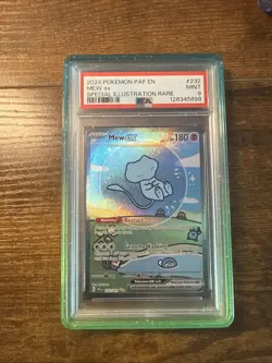 Pokemon TCG Bubble Mew EX 232/091 Special Illustration Rare Paldean Fates PSA 9 - Image 1