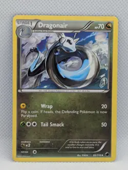DRAGONAIR 82/116 UC PLASMA FREEZE POKEMON DAMAGED DRAGONAIR - Image 1