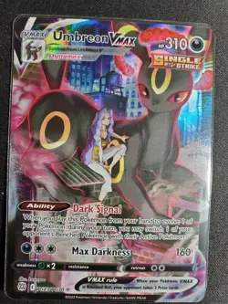 Pokemon Umbreon VMAX TCG Sword & Shield Brilliant Stars Holo Card TG23/TG30 - Image 1