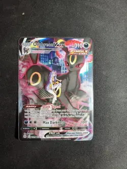 Pokemon Umbreon VMAX TCG Sword & Shield Brilliant Stars Holo Card TG23/TG30 - Image 2