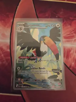 Toucannon 094/084 Illustration Rare IR Pokemon Pitch Black ME05 NM - Image 1