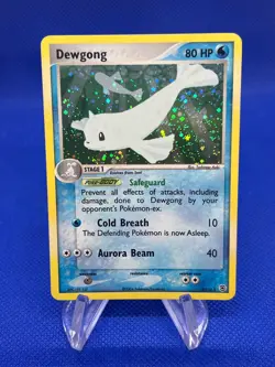 2004 Pokemon FireRed & LeafGreen Dewgong 3/112 Holo Rare LP - Image 1