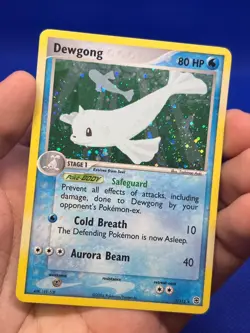 2004 Pokemon FireRed & LeafGreen Dewgong 3/112 Holo Rare LP - Image 2