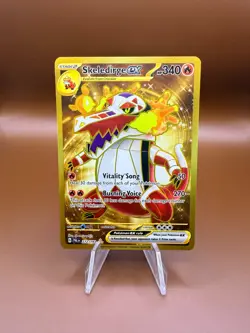 2023 Pokemon TCG Paldea Evolved Skeledirge Ex 272/193 Hyper Rare - Image 1