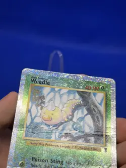 VTG 2002 Pokemon Legendary Collection Weedle 99/110 Firework Reverse Holo DMG - Image 4
