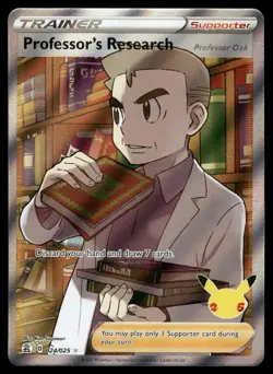 Professor's Research (Professor Oak) 024/025 Ultra Rare Celebrations Pokemon NM - Image 1