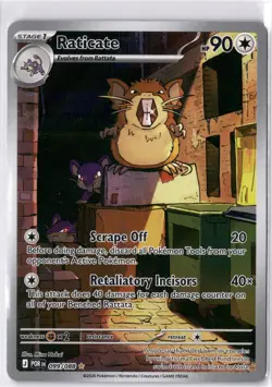 Pokemon ME03: Perfect Order Raticate Illustration Rare NM - Image 1