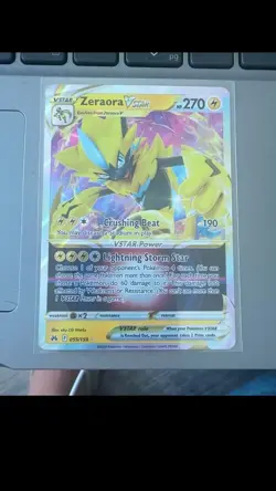 ZERAORA VSTAR 055/159 CROWN ZENITH HOLO VSTAR RARE NM - Image 2
