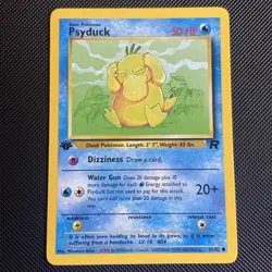 Psyduck 65/82 Team Rocket 1st Edition Vintage Non Holo NM - Image 1