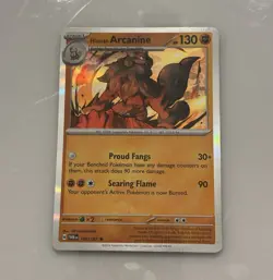 Hisuian Arcanine 100/167 Holo 130 HP Pokemon TCG - Image 1