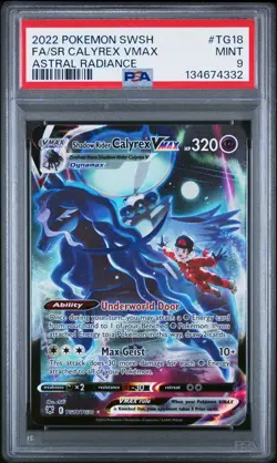 (PSA 9) Pokemon: Astral Radiance – Shadow Rider Calyrex VMAX #TG18 [Full Art] - Image 1