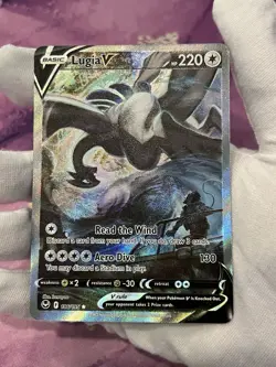 Pokemon Lugia V 186/195 Silver Tempest Alternate Art Holo Near Mint - Image 3