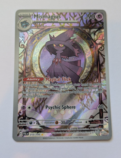 Pokemon Paldea Evolved Mismagius 212/193 Illustration Rare Holo NM SV02 2023 TCG - Image 1