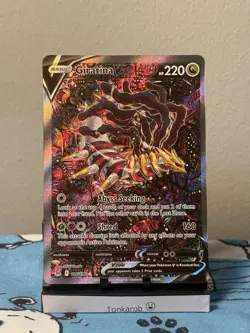 2022 Pokemon TCG SWSH Lost Origin #186 Full Art Giratina V NM English - Image 1
