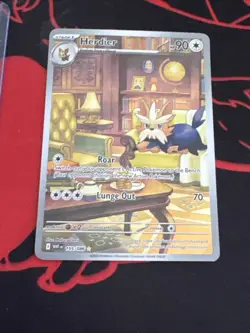 2025 Pokemon White Flare Herdier Illustration Rare #155/086 - Image 1
