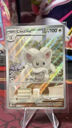 Pokemon Cinccino 153/086 Sv: Black Bolt Holo IR - Image 1