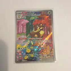 Sawsbuck 166/162 SV05 Temporal Forces Illustration Rare Full Art Holo 130HP - Image 2