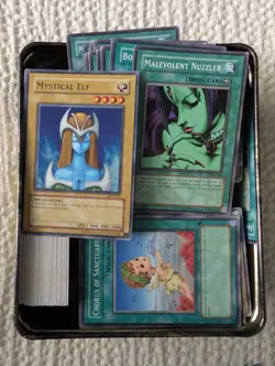 Yugi Oh Tin Joey Full Of Cards A Lot Of 1st Edition Cards And Pretty Elf Cards - Image 4