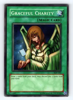 Yugioh Graceful Charity SDP-040 Super Rare - VLP-NM 💎 - Image 1