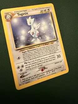 Togetic Neo Genesis Holo Rare Pokemon Card 16/111 WOTC LP Vintage - Image 3