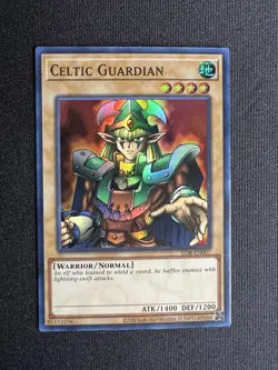 Yugioh Celtic Guardian LOB-EN007 Super Rare 25th Anniversary NM - Image 1