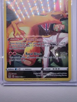 Pokemon Charizard Full Art Holo Ultra Rare TG03/TG30 Lost Origin 170 HP TCG - Image 3