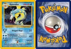 Gyarados 6/102 Holo Holo Rare Base Set Unlimited Pokemon MP Arita - Image 3