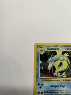 Pokemon TCG Gyarados Base Set 6/102 Holo Unlimited Holo Rare MP - Image 2