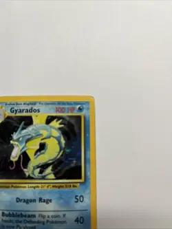 Pokemon TCG Gyarados Base Set 6/102 Holo Unlimited Holo Rare MP - Image 3