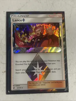 Pokemon TCG Lance Prism Star Dragon Majesty 61/70 Holo Holo Rare Mp/lp - Image 1