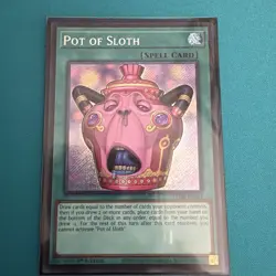 Pot of Sloth 1st Edition Secret Rare CORI-EN061 Yu-Gi-Oh! - Image 1
