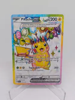 Pokemon TCG- Pikachu ex - 219/191 - SV08: Surging Sparks (SSP) Ultra Rare - Image 1