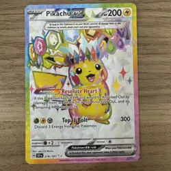 Pokemon TCG- Pikachu ex - 219/191 - SV08: Surging Sparks (SSP) Ultra Rare - NM/M - Image 1