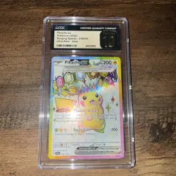 2024 Pokemon Surging Sparks Pikachu Ex #219/191 Ultra Rare CGC 10 PRISTINE - Image 1