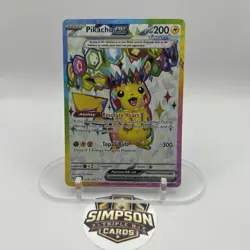Pokemon SV08 Surging Sparks Pikachu ex 219/191 Full Art Ultra Rare NM - Image 1