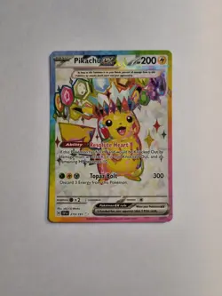 Pokemon TCG Pikachu ex 219/191 Ultra Rare Surging Sparks - Image 1