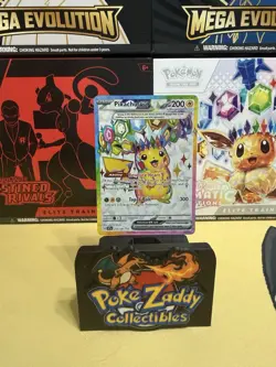 Pikachu ex | 219/191 | Sv08: Surging Sparks | Ultra Rare | NM - Image 1